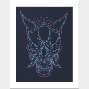 Neon Demon Skull Posters and Art